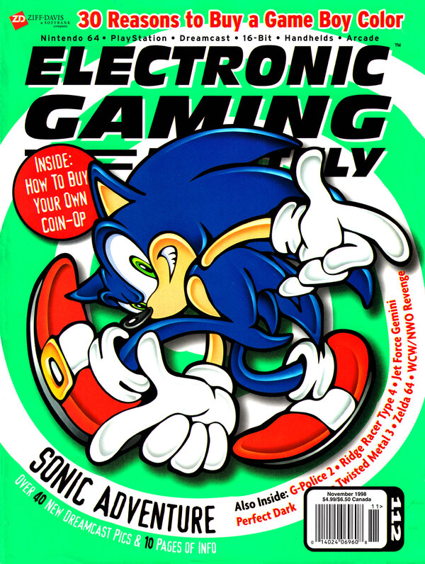 Electronic Gaming Monthly Issue 112 (November 1998) cover